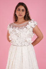 White Floral GownDSC08278