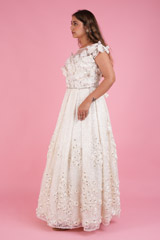 White Floral GownDSC08281