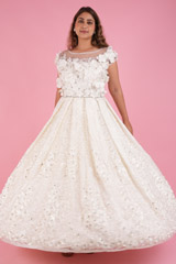 White Floral GownDSC08283