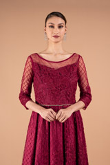 Red Embellished GownDSC01594