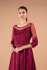 Red Embellished GownDSC01596