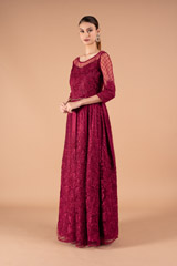 Red Embellished GownDSC01598