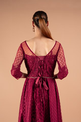 Red Embellished GownDSC01601