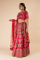 Red Thread Work LehengaDSC08042