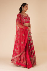 Red Thread Work LehengaDSC08046
