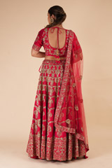 Red Thread Work LehengaDSC08047