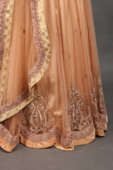 Peach Aari Work LehengaIMG_8782