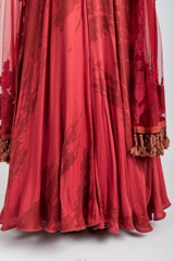 Red Anarkali Suit_DSC3244