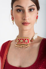 Red Anarkali Suit_DSC3249-Edit