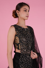 Corset with Cutwork LehengaDSC08441