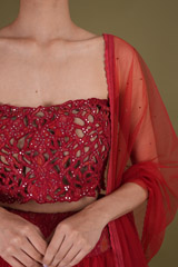 Red Corset LehengaDSC08414