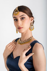 Navy Blue Micro Velvet Lehenga_DSC3198-Edit