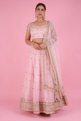 Pink Embellished LehengaDSC08736