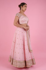 Pink Embellished LehengaDSC08741
