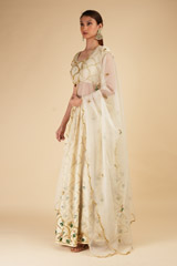 Ivory Scallop LehengaDSC00386