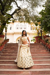Ivory Scallop LehengaDSC05313