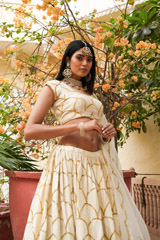 Ivory Scallop LehengaDSC05319