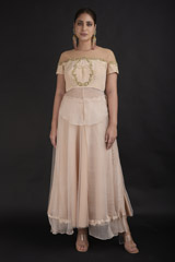 Beige Top Bottom Set_DTR2557