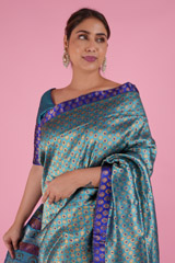 Blue Mekhela ChadorDSC08600