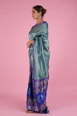 Blue Mekhela ChadorDSC08604