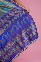 Blue Mekhela ChadorDSC08605