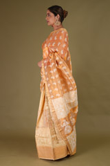 Beige and Red Mekhela ChadorDSC08583