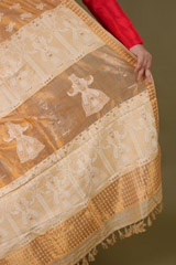 Beige and Red Mekhela ChadorDSC08586