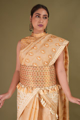 Beige and Off White Mekhela ChadorDSC08561