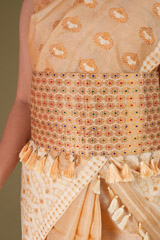Beige and Off White Mekhela ChadorDSC08562