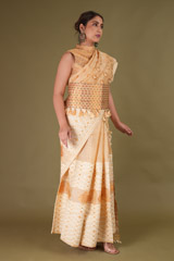 Beige and Off White Mekhela ChadorDSC08563