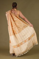 Beige and Off White Mekhela ChadorDSC08566