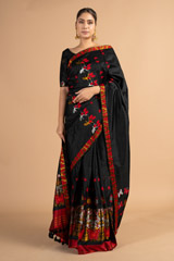 Black Mekhela Chador
