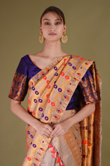 Purple and Grey mekhela ChadorDSC08676