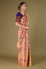 Purple and Grey mekhela ChadorDSC08678