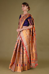 Purple and Grey mekhela ChadorDSC08679