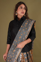 Grey Mekhela ChadorDSC08243