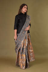 Grey Mekhela ChadorDSC08244