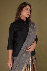 Grey Mekhela ChadorDSC08245