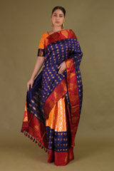 Orange Mekhela ChadorDSC09590