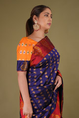 Orange Mekhela ChadorDSC09594