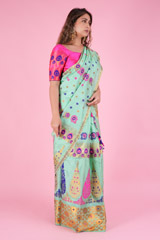 Mint Mekhela ChadorDSC08173