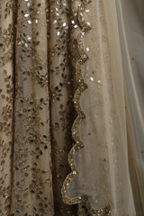 Golden Mirrorwork Anarkali SetIMG_2881