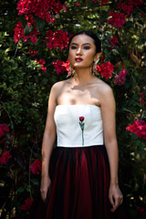 Off Shoulder Tulle Midi Dress_DSC6549