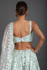 Green Lehenga with Foil GotaIMG_0718