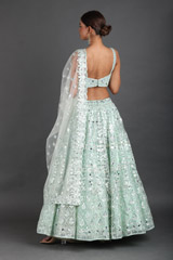 Green Lehenga with Foil GotaIMG_0720