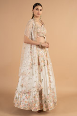Lehenga With Blouse And CapeDSC01017