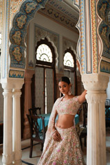 Pink Foil Gota Work Lehenga SetDSC03947