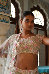 Pink Foil Gota Work Lehenga SetDSC03960