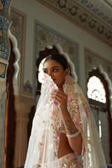 Pink Foil Gota Work Lehenga SetDSC03983