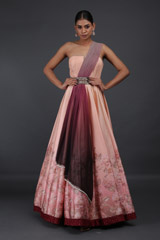 Peach Floral Gown4355_video
